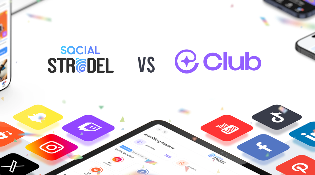 social strudel vs club