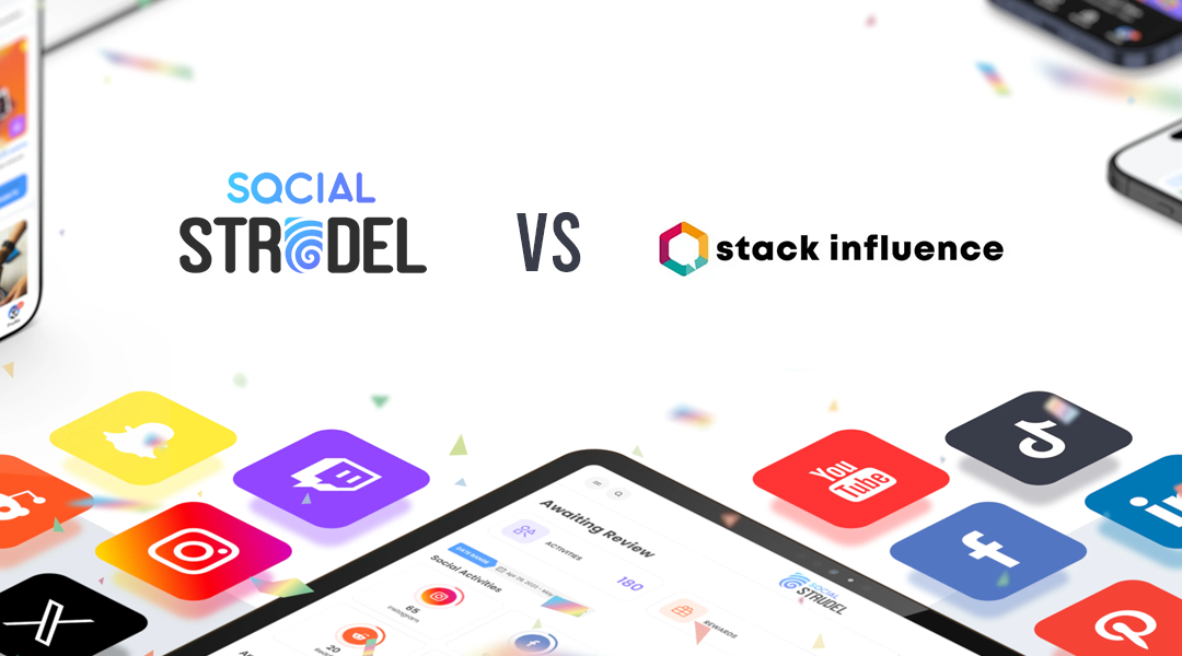 social strudel vs stack influence